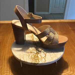 Brown Platform Sandals By the Limited